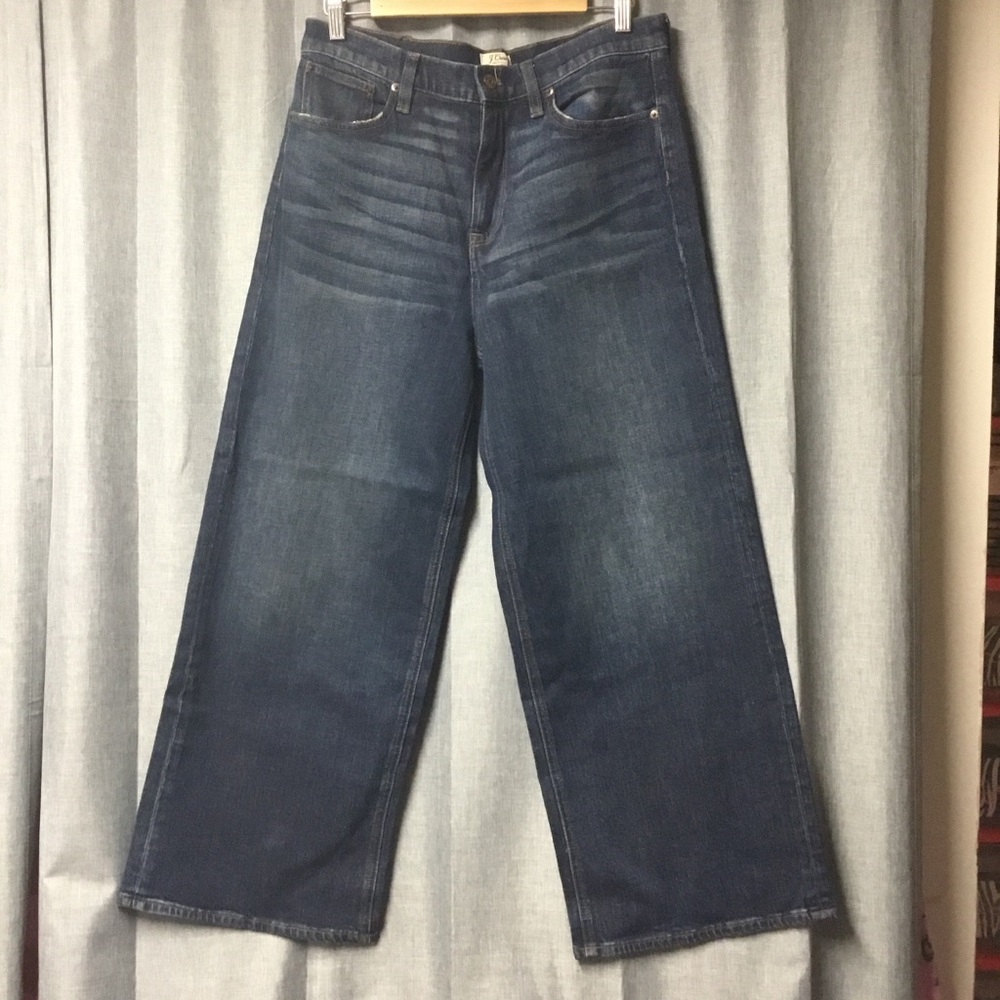 NWT J.Crew Wide Leg Jeans